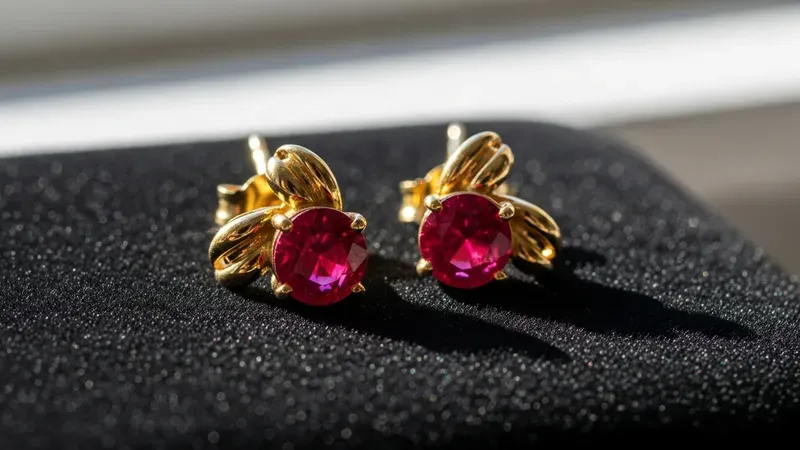 Boucles d'oreilles rubis or jaune : guide pour bien choisir